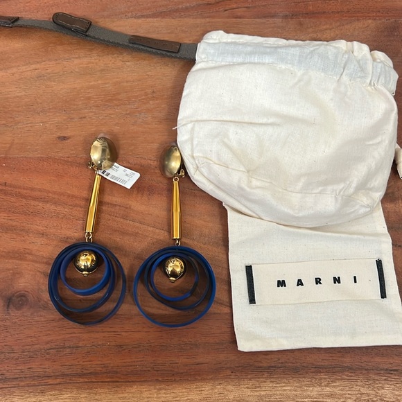 NWT Marni Clip on Earrings - Picture 1 of 4